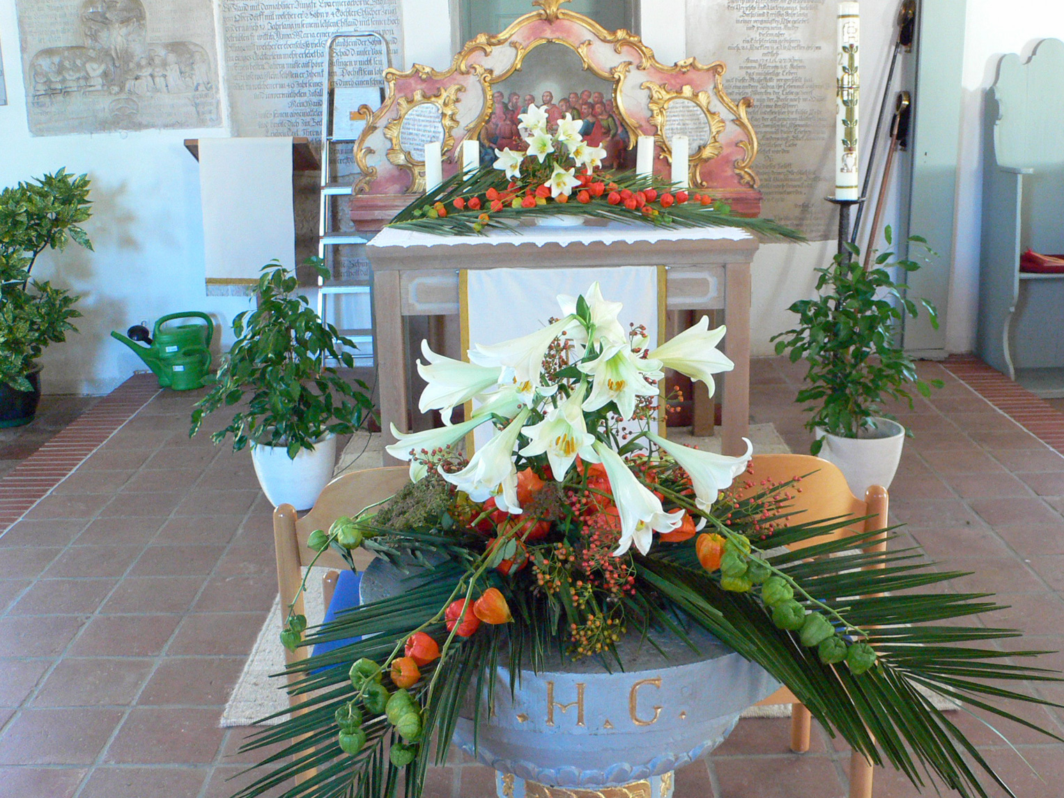 Kirchenschmuck festlich und edel für das gesamte Kirchenjahr